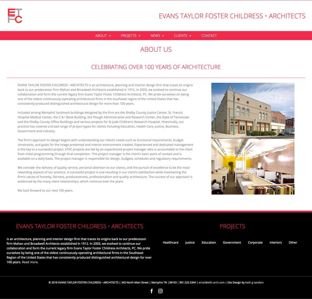 architects website