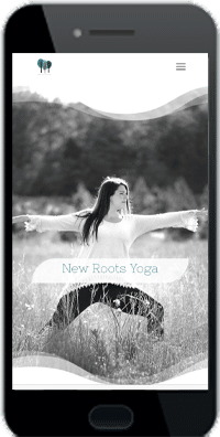yoga studio website mobile